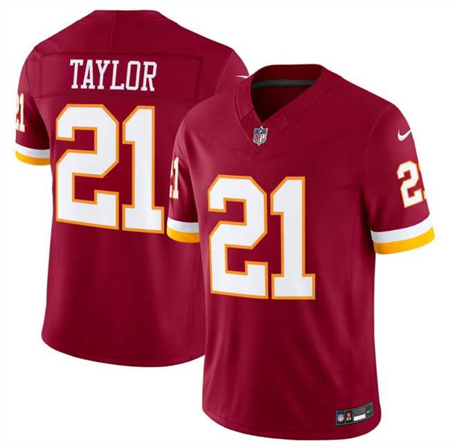 Men%27s Washington Commanders #21 Sean Taylor Burgundy 2026 F.U.S.E. Vapor Limited Stitched Jersey Dzhi