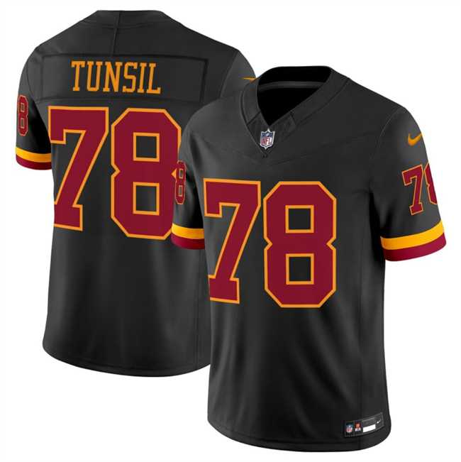 Men%27s Washington Commanders #78 Laremy Tunsil Black 2026 F.U.S.E. Hail Raiser Alternate Vapor Limited Stitched Jersey Dzhi