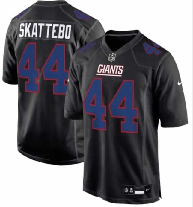 Men%27s New York Giants #44 Cam Skattebo Black Vapor Limited Stitched NFL Jersey Dzhi