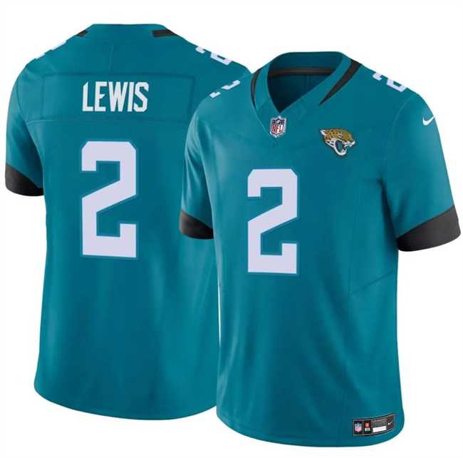 Men%27s Jacksonville Jaguars #2 Jourdan Lewis Teal 2025 F.U.S.E. Vapor Untouchable Limited Stitched Jersey Dzhi
