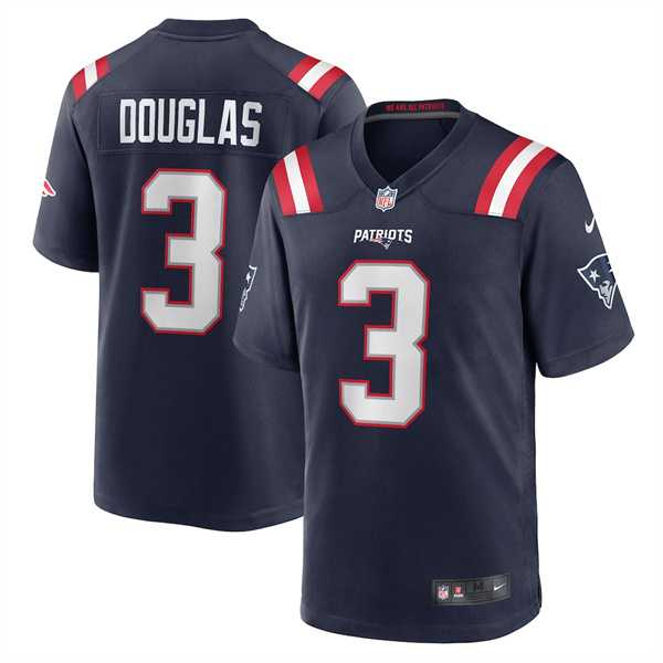 Men & Women & Youth New England Patriots #3 Demario Douglas Navy 2025 Vapor Untouchable Limited Stitched Jersey