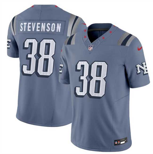 Men%27s New England Patriots #38 Rhamondre Stevenson 2025 F.U.S.E. %27Rivalries%27 Vapor Limited Stitched Jersey Dzhi