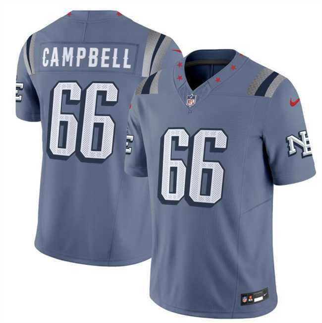 Men%27s New England Patriots #66 Will Campbell 2025 F.U.S.E. %27Rivalries%27 Vapor Limited Stitched Jersey Dzhi