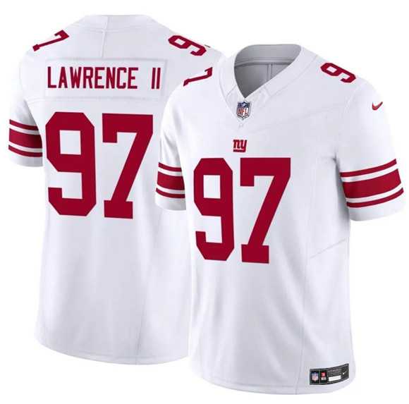 Men%27s New York Giants #97 Dexter Lawrence II White 2025 F.U.S.E. Vapor Untouchable Limited Stitched Jersey Dzhi