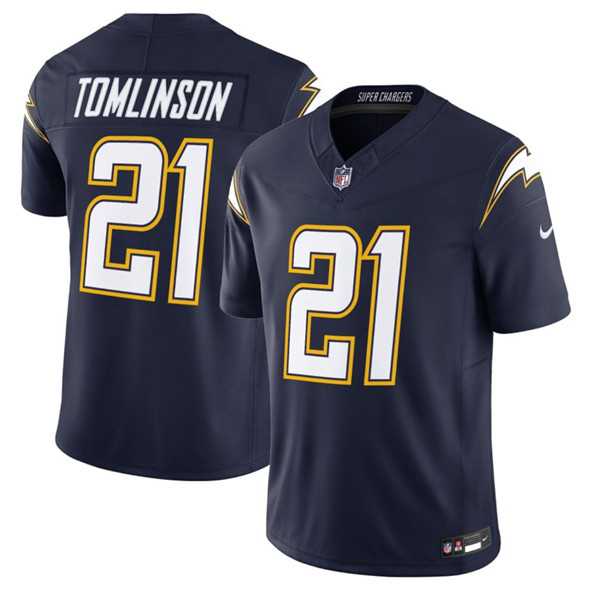 Men & Women & Youth Los Angeles Chargers #21 LaDainian Tomlinson Navy 2025 F.U.S.E. Alternate Vapor Limited Stitched Jersey