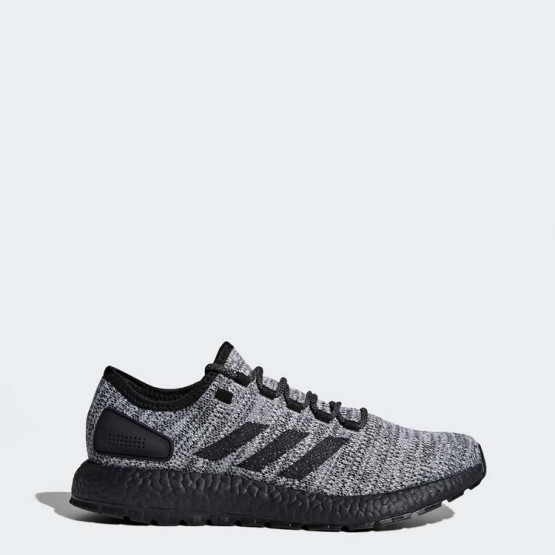Mens White/Core Black Adidas Pureboost All Terrain Running Shoes 104DPKVZ