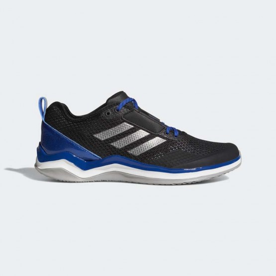 Mens Core Black/Iron Metallic/Collegiate Royal Adidas Speed Trainer 3 Baseball Shoes 111MUNZA