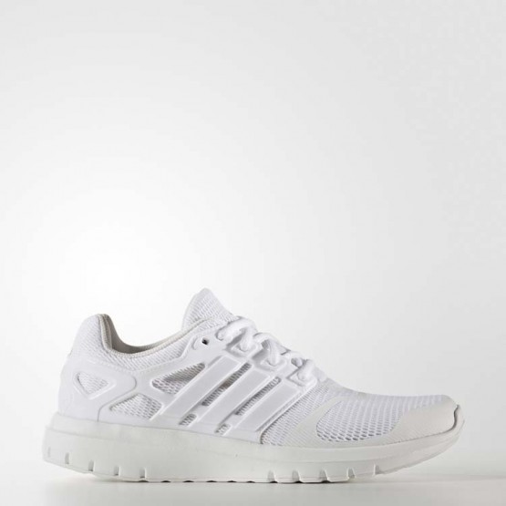 Womens White/Crystal White Adidas Energy Cloud V Running Shoes 122EGCOS