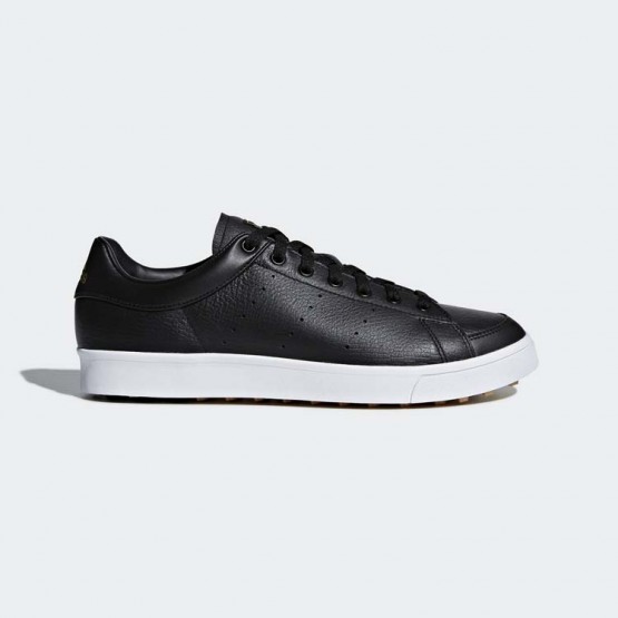 Mens Core Black/Matte Gold Adidas Adicross Classic Golf Shoes 453KGBLR