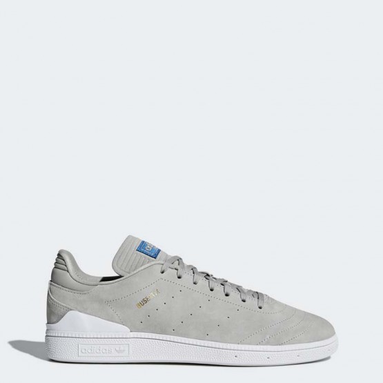 Mens Multicolor Solid Grey/White/Bluebird Adidas Originals Busenitz Rx Shoes 488SUPAI