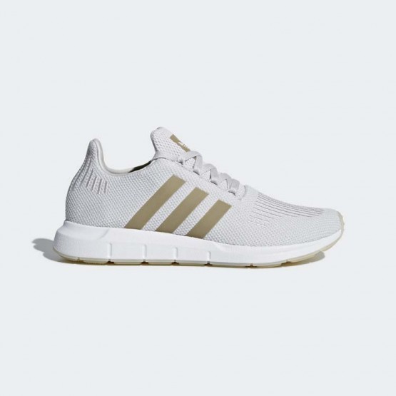 Womens Grey/Cyber Metallic Adidas Originals Swift Run Shoes 539YBEDC