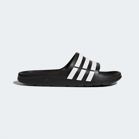 Mens Core Black Adidas Duramo Slides Training Shoes 548OZBHU