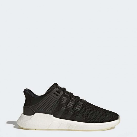 Mens Core Black/White Adidas Originals Eqt Support 93/17 Shoes 571UAGSD