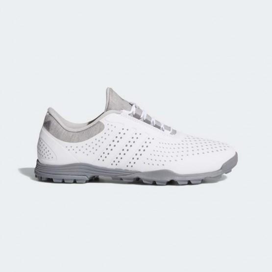 Womens Light Grey Heather/Grey Adidas Adipure Sport Golf Shoes 583QTAKH