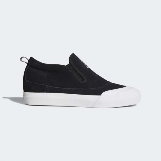 Mens Core Black/White Adidas Originals Matchcourt Slip Mid Shoes 598BLHSN