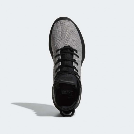 Mens Silver Metallic/Black Adidas Originals Crazy 1 Adv Primeknit Shoes 624OYRQS