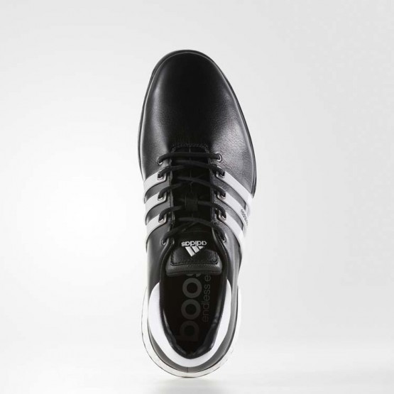 Mens Core Black/White Adidas Tour 360 2.0 Wide Golf Shoes 772PUDZW