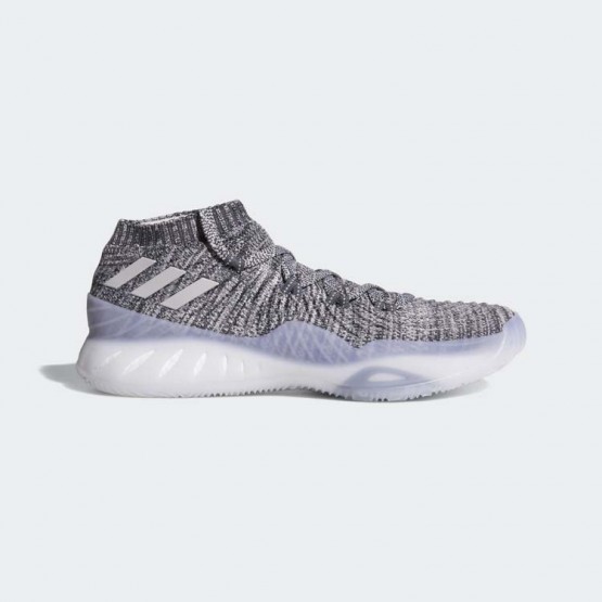 Mens Grey Adidas Crazy Explosive 2017 Primeknit Low Basketball Shoes 794YHMJV