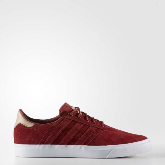 Mens Mystery Red/Black/White Adidas Originals Seeley Premiere Classified Shoes 863ATELS