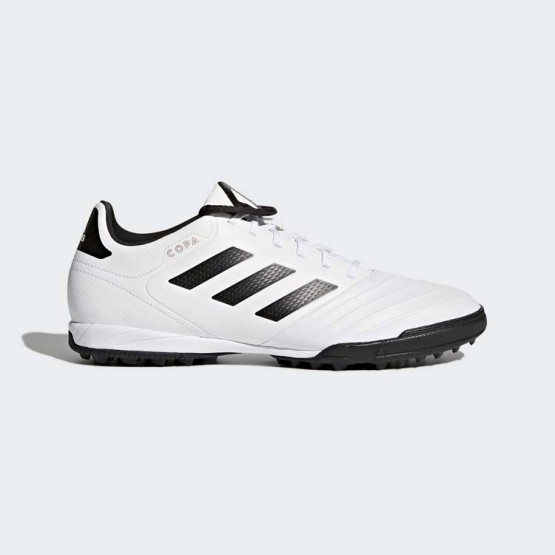 Mens White/Black/Tactile Gold Metallic Adidas Copa Tango 18.3 Turf Cleats Soccer Cleats 904SPYUV