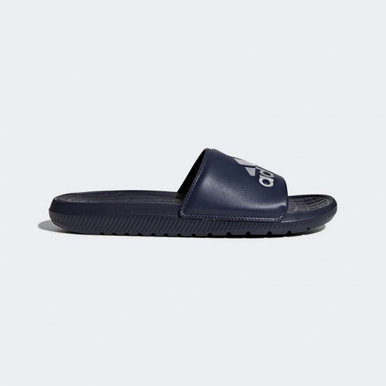 Mens Collegiate Navy/Silver Metallic Adidas Voloomix Slides Training Shoes 921FNJKY