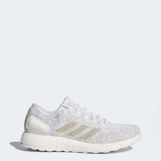 Mens White Adidas Pureboost Running Shoes 999XJERG